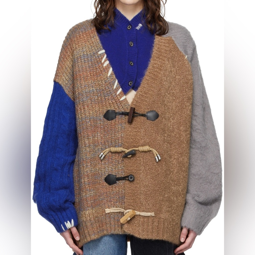 Ader Error Jasper patchwork cardigan